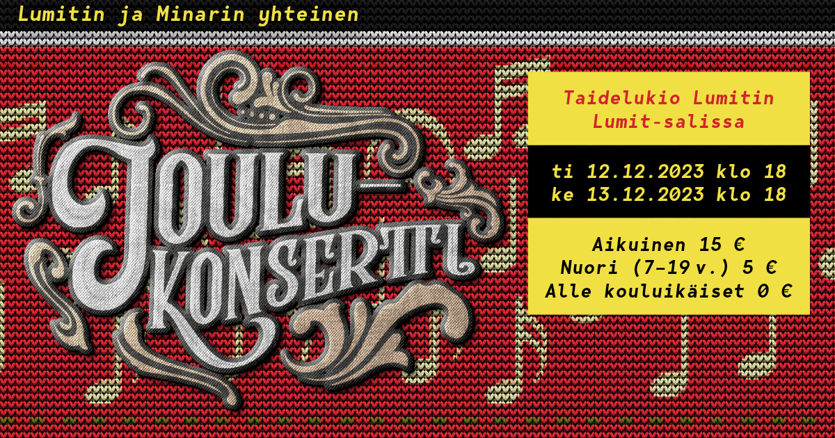 Lumitin ja Minarin yhteinen joulukonsertti