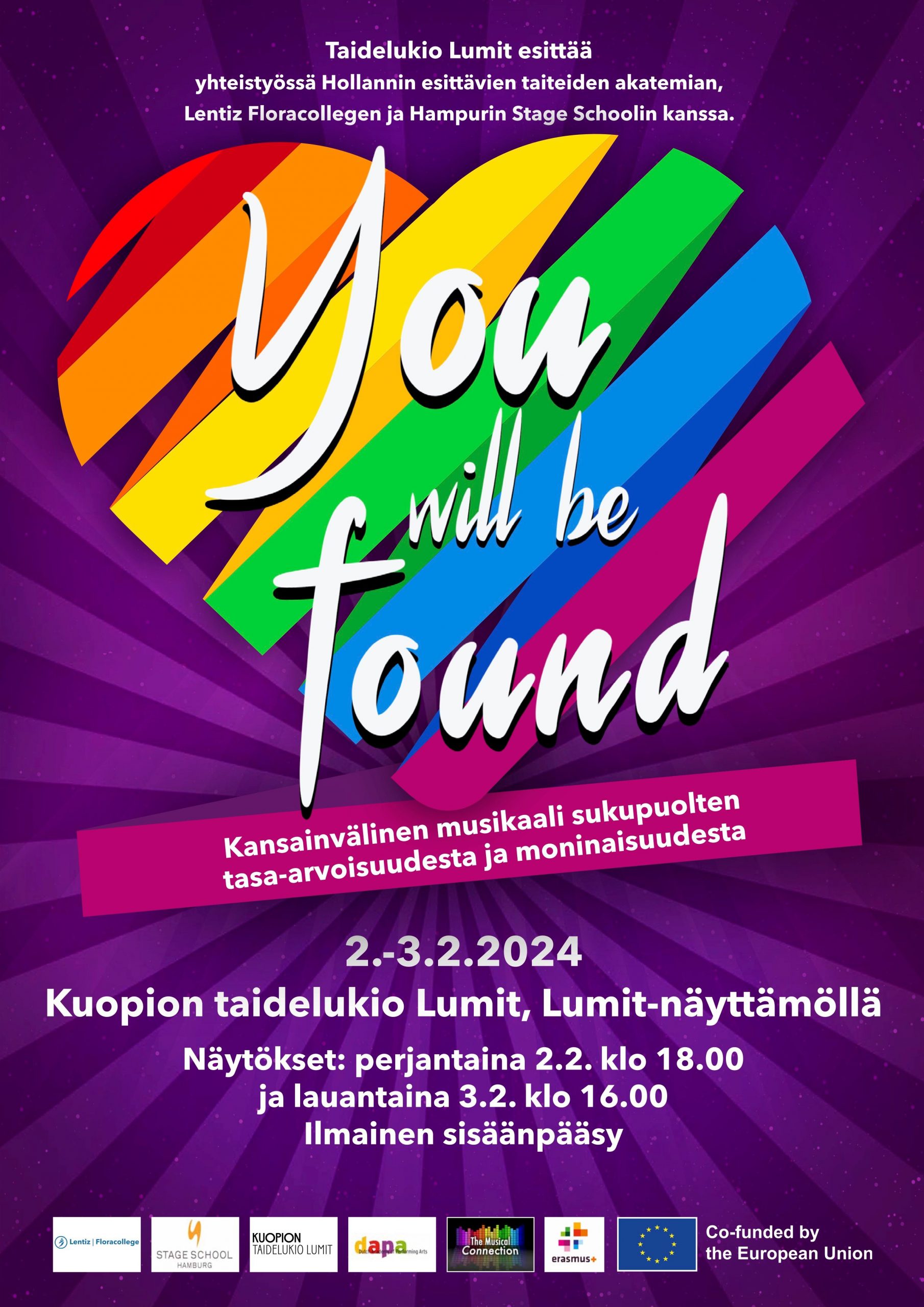 You will be found -musikaali 2.-3.2.2024