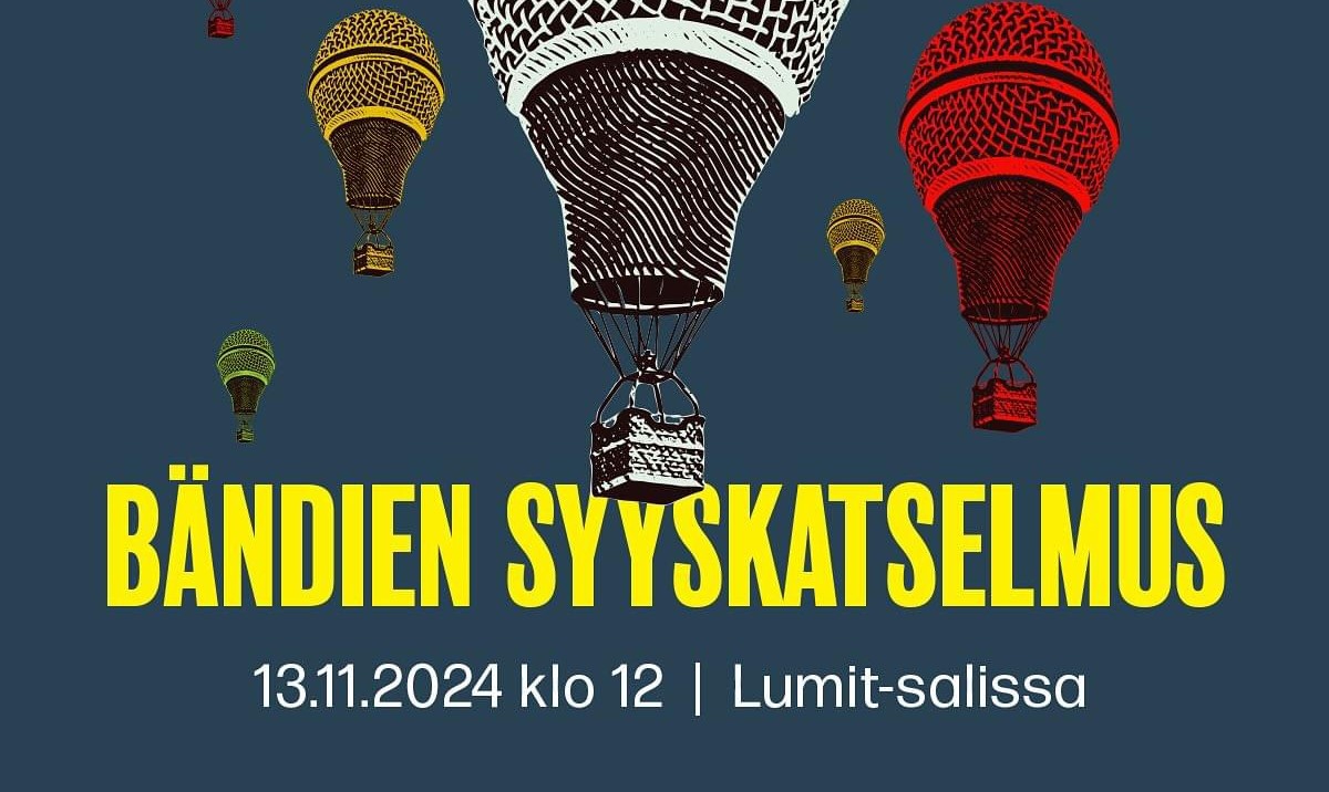 Bändien syyskatselmus 13.11. klo 12