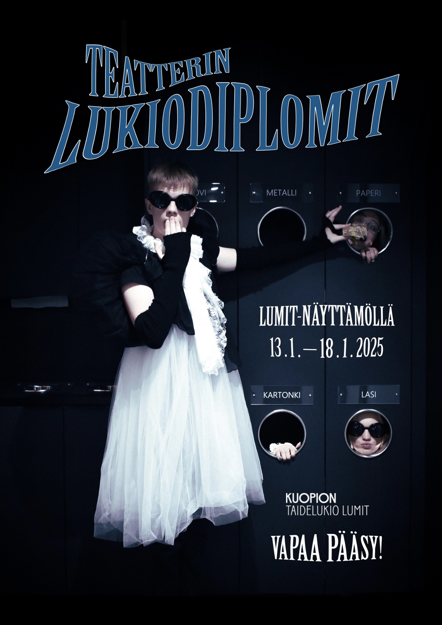 Teatterin lukiodiplomin esitykset 13.-18.1.2025