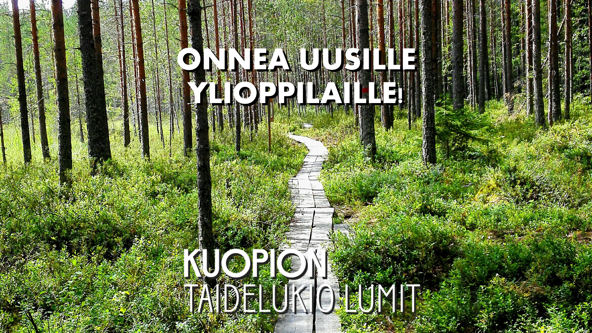 Onnea uusille ylioppilaille!
