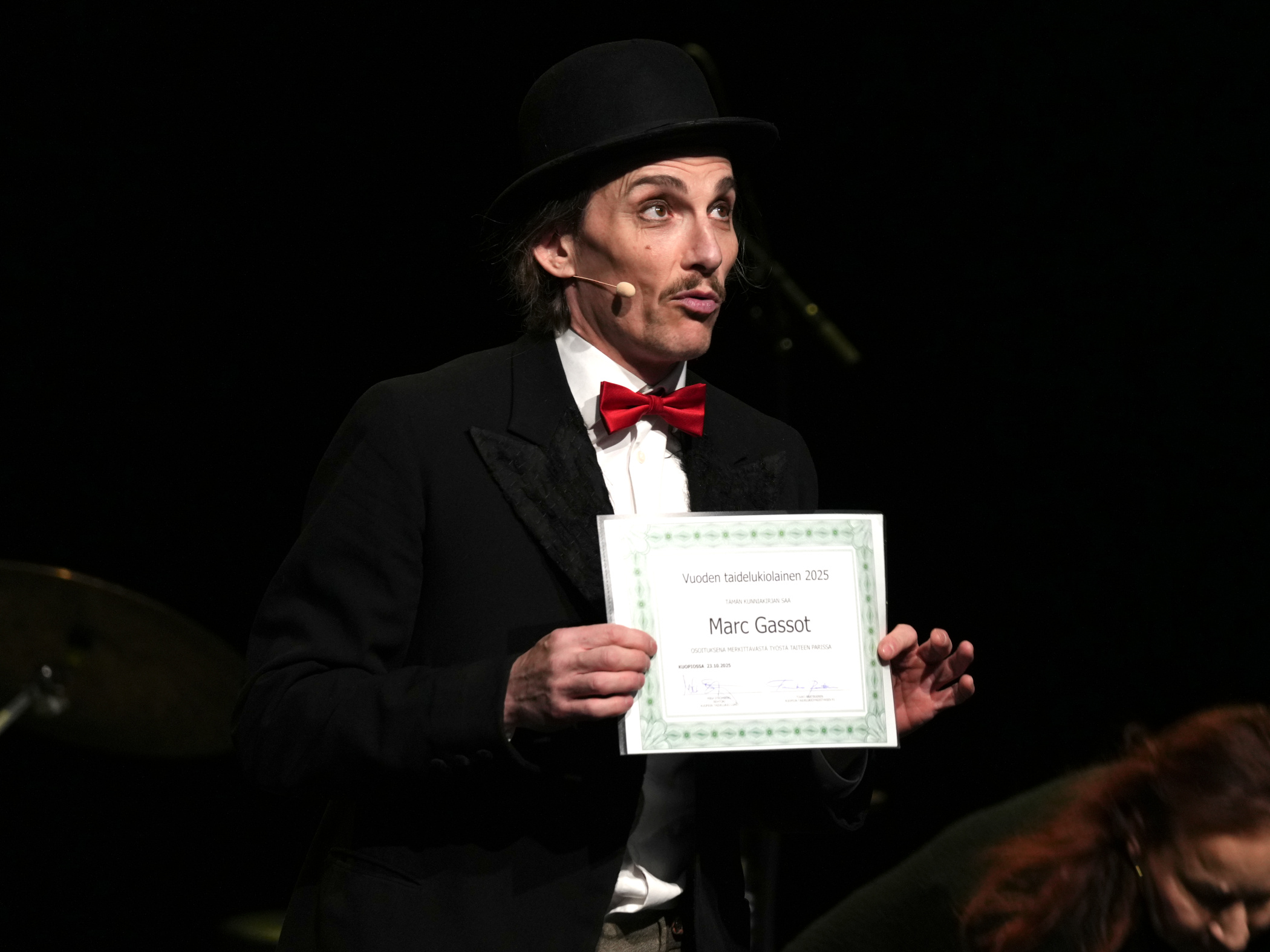 Vuoden 2025 taidelukiolainen: fyysisen teatterin mestari Marc Gassot 
