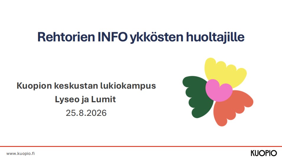 Rehtorin infotuokion diaesitys