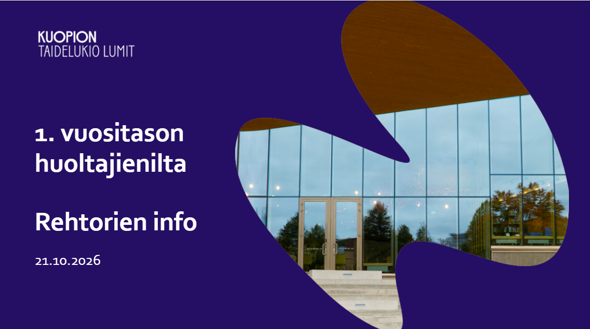 1. vuositason huoltajienillan diat